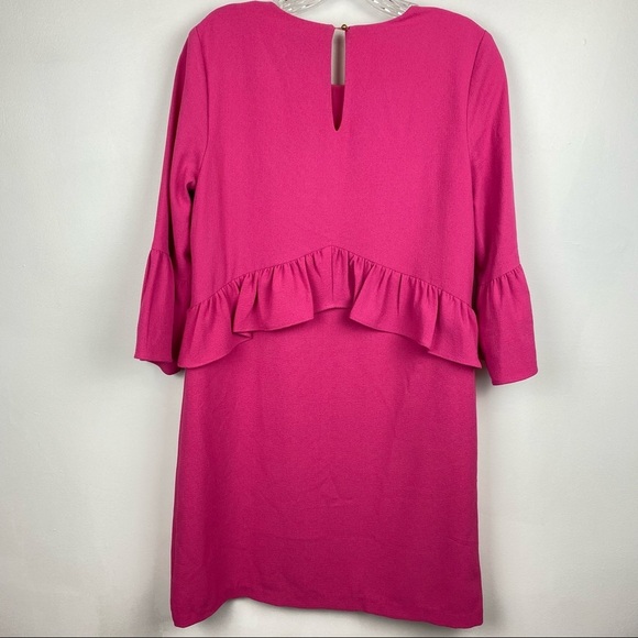 Charles Henry Ruffle Yoke Shift Dress Size S - Picture 8 of 11